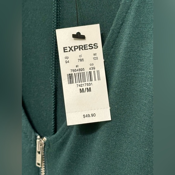 NWT Express Green Dress size Medium - Picture 3 of 3